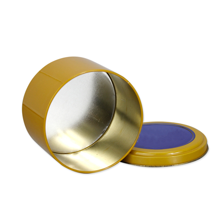 round gold tins wholesale